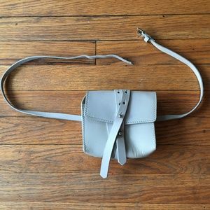 Topshop leather fanny pack